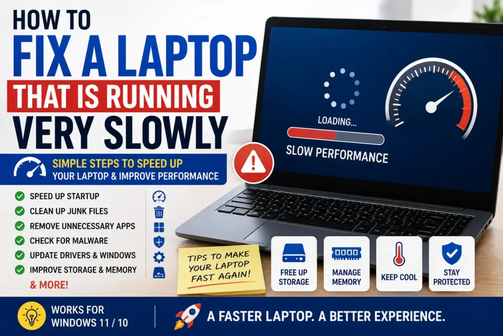 How to Fix a Laptop That Is Running Very Slowly: 15 Practical Solutions