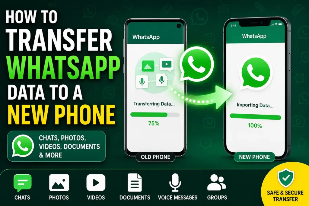 How to Transfer WhatsApp Data to a New Phone: Complete Android and iPhone Guide