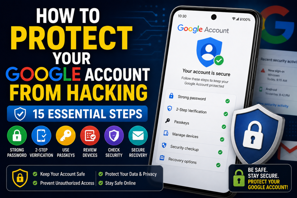 How to Protect Your Google Account From Hacking: 15 Essential Security Steps