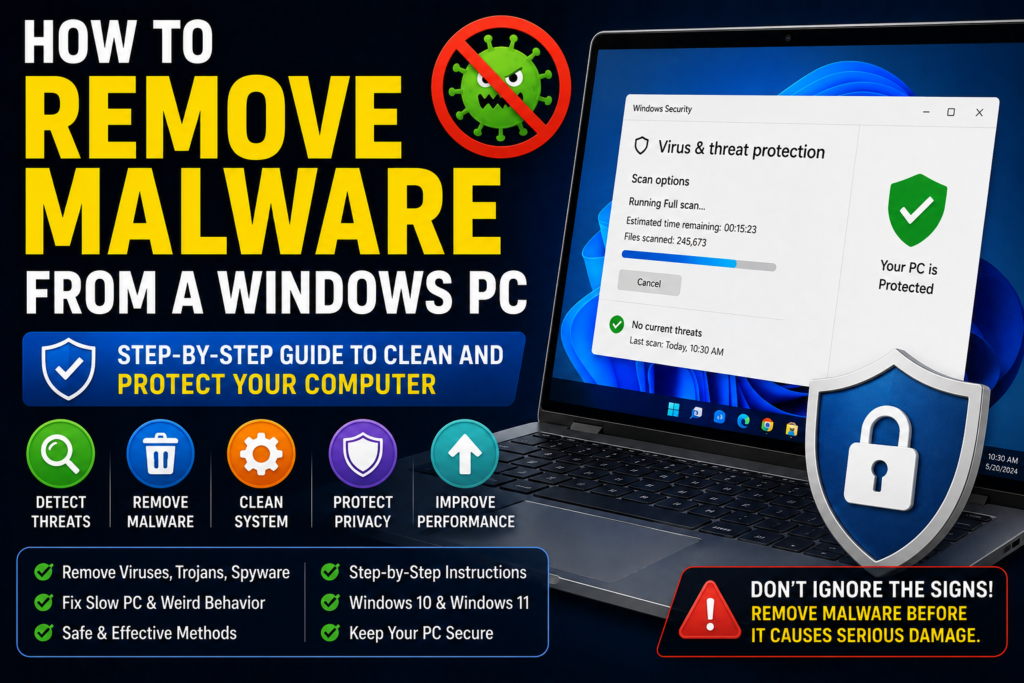 How to Remove Malware From a Windows PC: Complete Step-by-Step Guide